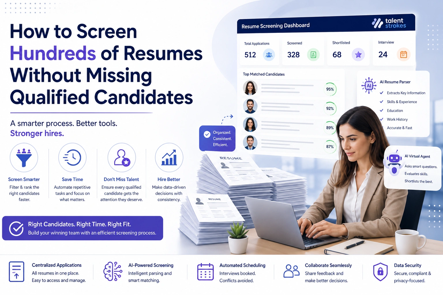 How to Screen Hundreds of Resumes Without Missing Qualified Candidates